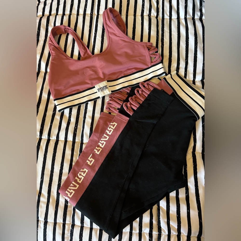 VS PINK vintage Y2K athletic set